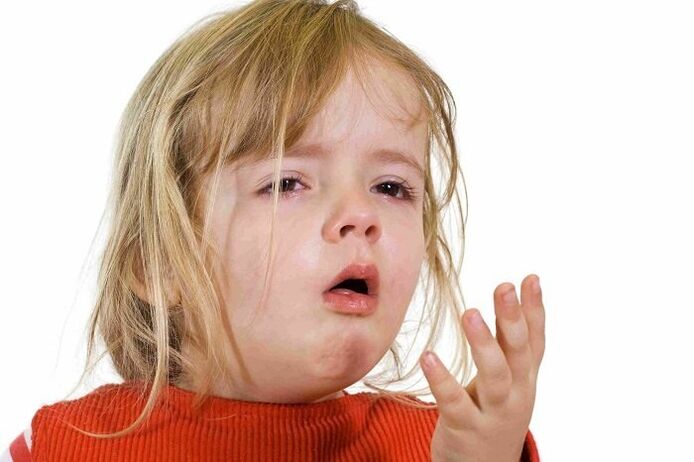 cough in a parasitic child