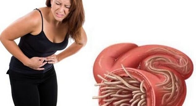 Symptoms of parasite invasion